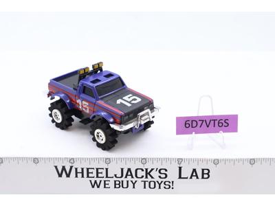 Datsun 4x4 Pickup Truck #15 Blue Schaper Stompers Rough Rider 1980s Vtg WORKS