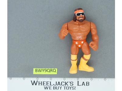 Macho Man Randy Savage 100% Complete 1990 WWF Wrestling Hasbro Vintage Figure