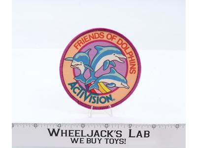Activision Friends of Dolphins 80's Atari Video Games Embroidered Patch, Unused