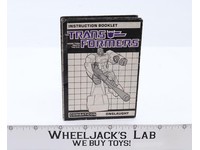 Onslaught Action Figure Vintage Instruction Manual Booklet 1985 G1 Transformers