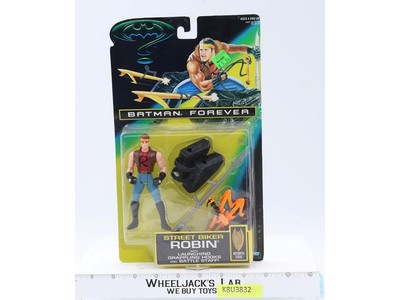 Street Biker Robin Batman Forever Kenner 1995 Action Figure NEW MOSC SEALED
