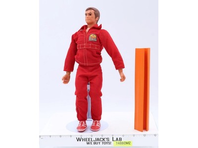 Steve Austin Six Million Dollar Man Bionic Man 13" W/Steel Beam 1975 Vintage