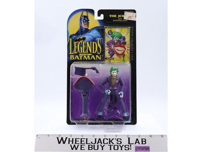 The Joker W/ Snapping Jaw Legends of Batman 1994 Kenner Figure NEW MOSC SEALED