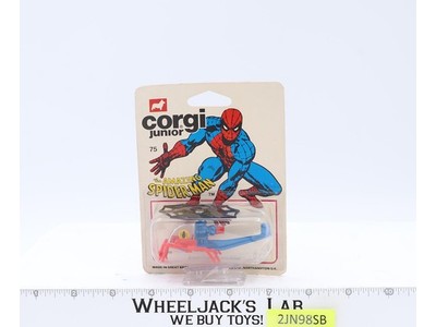 #75 Spidercopter The Amazing Spider-Man 1975 Corgi Junior NEW SEALED