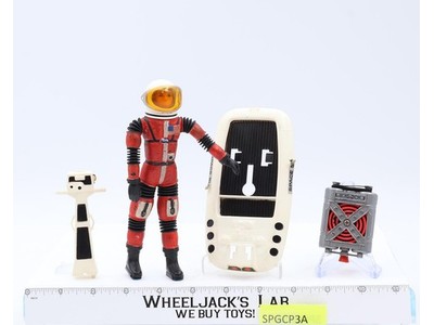 Major Matt Mason Sgt Storm w/Sled Jet Pak and Helmet Man in Space 1966 Mattel