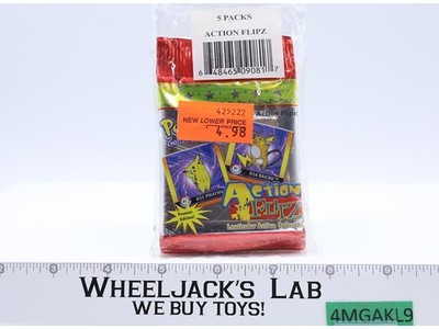 5 Packs of Pokemon Action Flipz 1999 WOTC NEW SEALED