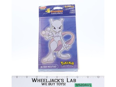 Mewtwo Pokemon Stickers 2 Sheets 1999 American Greetings NEW SEALED