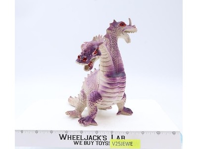 Purple 2-Headed Dragon Hydra 1984 Imperial Toys Vintage Action Figure