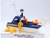 Sea Shark Rescue Patrol Boat 1981 Adventure People Fisher Price Action Vehicle
