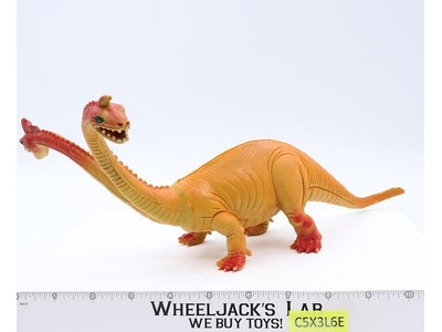 Two Headed Dinosaur 1980s Hong Kong 13" Rubber Action Figure Dragon Monster