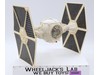 Imperial Tie Fighter WHITE 100% Complete Star Wars 1978 Vintage Kenner Vehicle