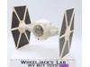 Imperial Tie Fighter WHITE 100% Complete Star Wars 1978 Vintage Kenner Vehicle