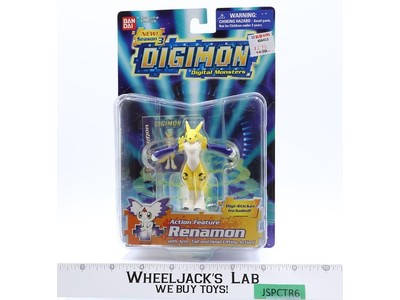 Renamon Digimon Season 3 2001 Bandai Action Figure NEW SEALED
