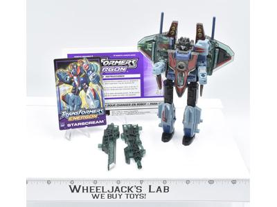 Starscream Deluxe 100% Complete 2003 Energon Action Figure Transformers Hasbro