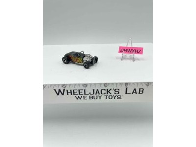 Street Rodder Black 1975 Mattel Vintage Hot Wheels Blackwall