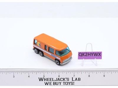 GMC Motor Home Orange Flying Colors Blackwall 1976 1977 Hot Wheels Mattel Vtg HK