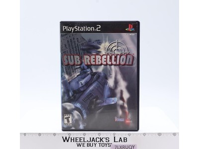 Sub Rebellion 2002 Irem Studio Playstation 2 PS2 Game Disc W/ Manual