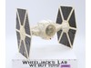 Imperial Tie Fighter WHITE 100% Complete Star Wars 1978 Vintage Kenner Vehicle