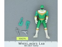 Power Rangers Zeo Green Ranger IV 100% Complete 1996 Bandai Action Figure