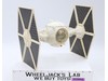 Imperial Tie Fighter WHITE 100% Complete Star Wars 1978 Vintage Kenner Vehicle