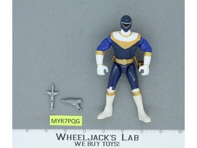 Blue Ranger III Axe Action Zeo Power Rangers 1996 Bandai Action Figure