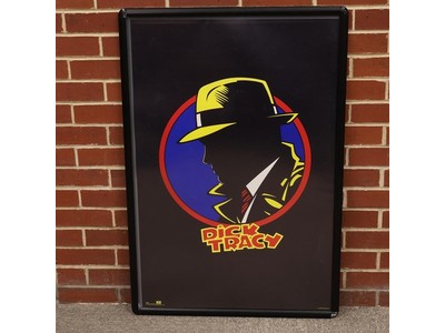 Dick Tracy #2 Poster 35" X 23" #1682 Walt Disney Company Black Profile