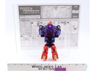 Heatwave 100% Complete Transformers TFCC Botcon 2009 Action Figure