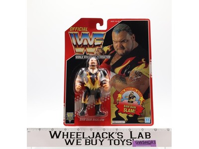 Bam Bam Bigelow WWF Wrestling 1993 Hasbro Vintage Action Figure NEW MOSC SEALED