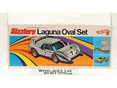 Sizzlers Laguna Oval Set w/ Juice Machine Hot Wheels 1969 Mattel Vtg Track