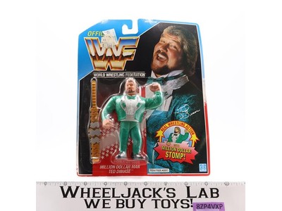 Million Dollar Man Ted Dibiase WWF Wrestling 1990 Hasbro Figure NEW SEALED