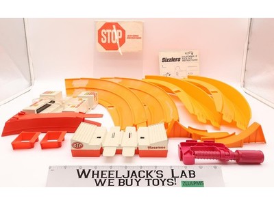 Sizzlers California/8 Race Set Hot Wheels 1969 Mattel Vtg Track Parts Incomplete
