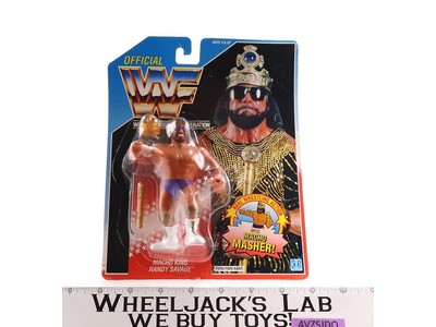 Macho King Randy Savage WWF Wrestling 1990 Hasbro Action Figure NEW SEALED