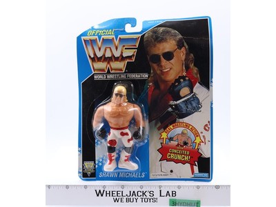 Shawn Michaels Blue Card WWF Wrestling 1994 Hasbro Action Figure NEW SEALED