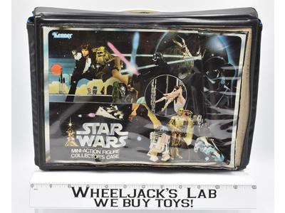 Star Wars Mini Action Figure Collection Case 1977 Kenner Vintage