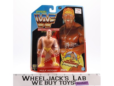 Hulk Hogan Hulkster Slam FRENCH WWF Wrestling 1990 Hasbro Figure NEW SEALED