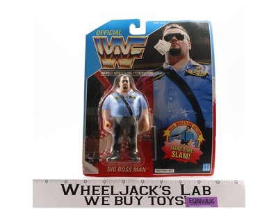 Big Boss Man Hard Time Slam WWF Wrestling 1990 Hasbro Action Figure MOSC NEW