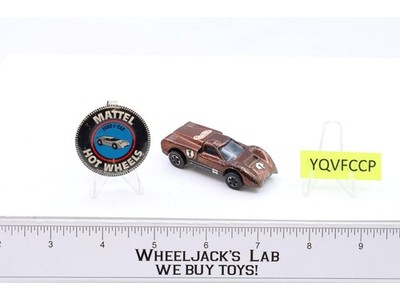 Ford J-Car Brown 1968 Mattel Hot Wheels Vintage Redline RL w/ Button