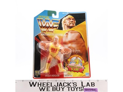 Hulk Hogan Gorilla Press Slam WWF Wrestling 1990 Hasbro Figure NEW MOSC SEALED