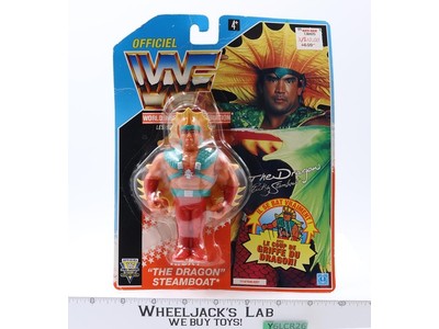 Ricky The Dragon Steamboat FRENCH WWF Wrestling 1992 Hasbro Figure NEW SEALED