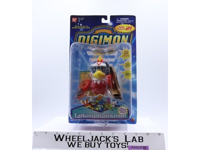 Talking Hawkmon Digimon Series 2 2000 Bandai Action Figure NEW SEALED