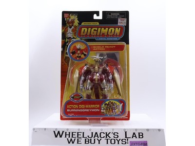 Digi-Warrior Burninggreymon Digimon Season 4 2003 Bandai Figure NEW SEALED