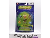 Collectible Set 5 Digimon 2004 Bandai Mini Action Figure Set NEW SEALED