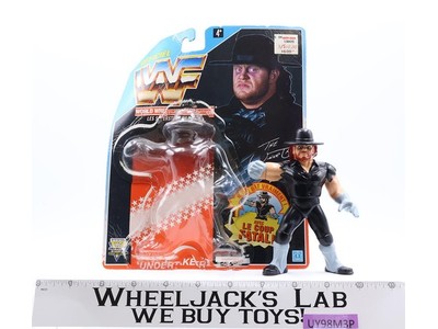 The Undertaker 100% Complete W/ Card WWF Wrestling 1992 Hasbro Figure NR MINT