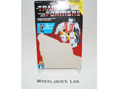 Air Raid Superion Cardback Vintage Hasbro 1986 G1 Transformers Action Figure