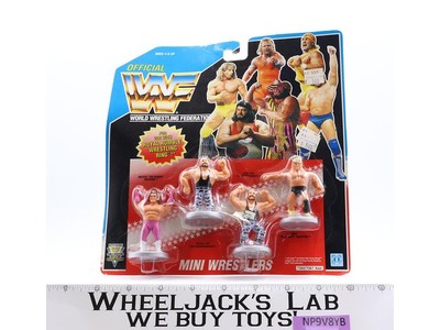 Mini Wrestlers Luke Butch Brutus Greg Valentine WWF Wrestling Hasbro NEW SEALED