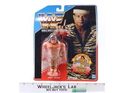Superfly Jimmy Snuka WWF Wrestling Action Figure 1990 Hasbro NEW MOSC SEALED