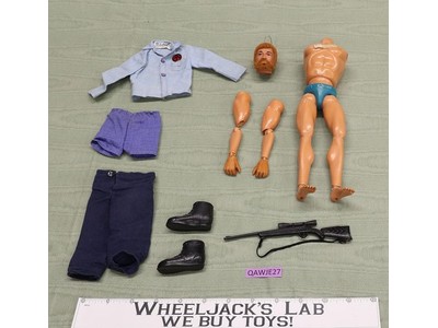 Sea Adventurer Life Like Body Kung Fu Grip GI Joe 1975 Vintage 12" Action Figure