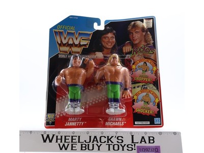 The Rockers Marty Jannetty Shawn Michaels WWF Wrestling 1991 Hasbro NEW SEALED