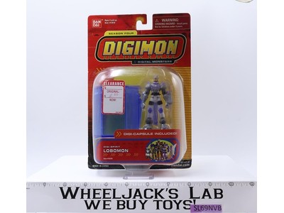 Digi-Spirit Lobomon W/ Digi-Capsule Digimon Season 4 2003 Bandai NEW SEALED