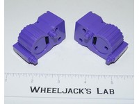 Trypticon Left & Right Brunt Tank Tread G1 Transformers Vintage Action Figure